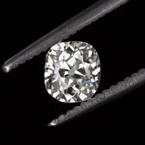 0.53ct H SI1 OLD MINE CUT DIAMOND ANTIQUE LOOSE NATURAL ESTATE 1/2ct ENGAGEMENT