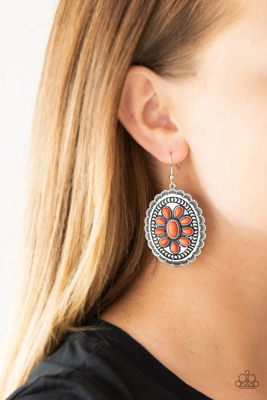 Absolutely Apothecary Orange Paparazzi Earrings