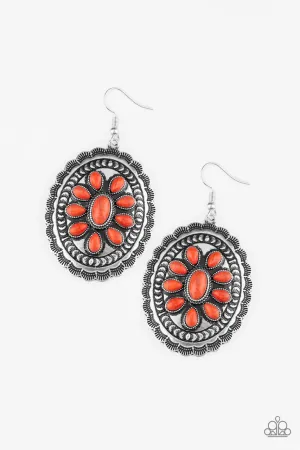 Absolutely Apothecary Orange Paparazzi Earrings