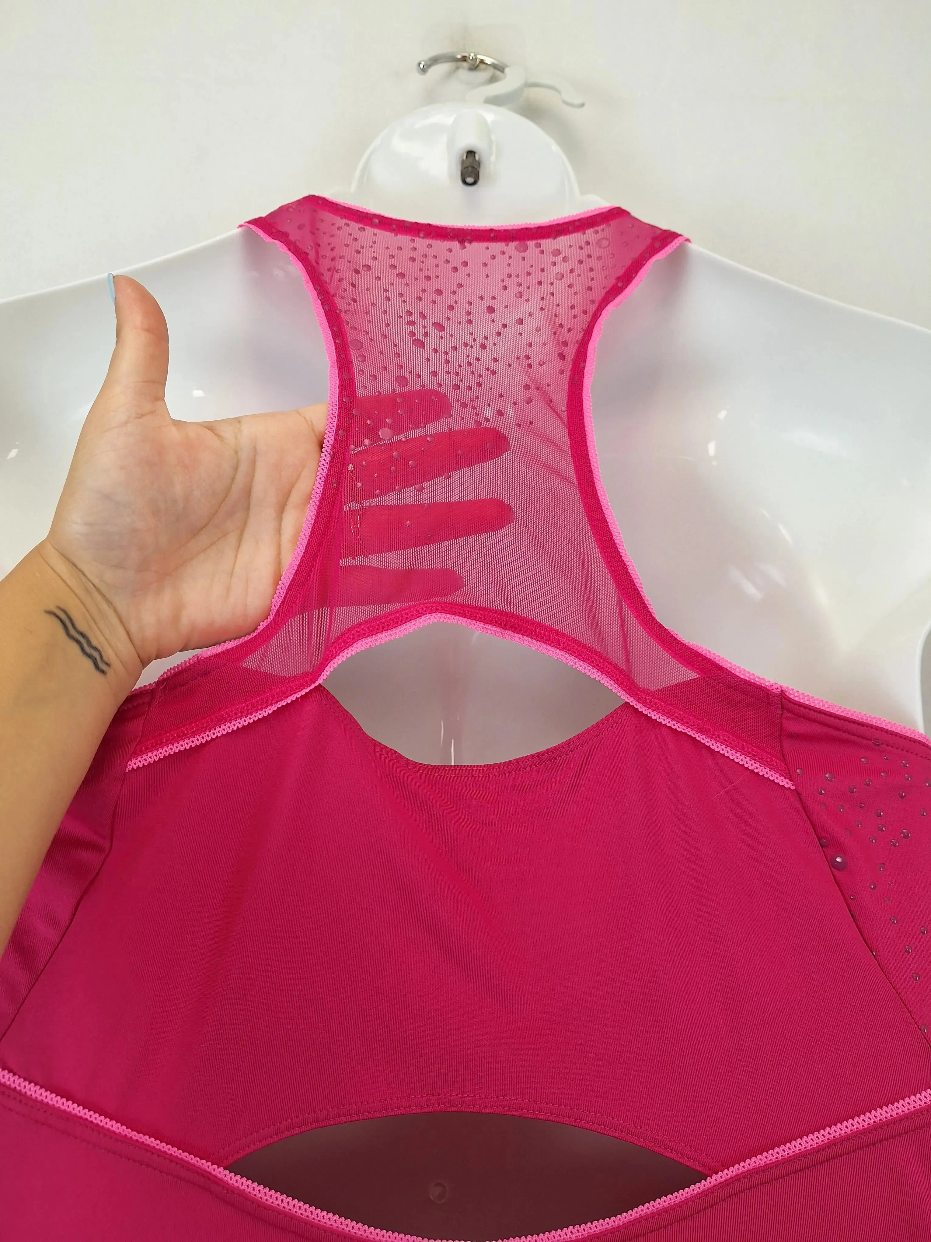 Adidas Berry Splash Racerback Tennis Dress Size 18