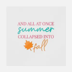 And All At Once Summer