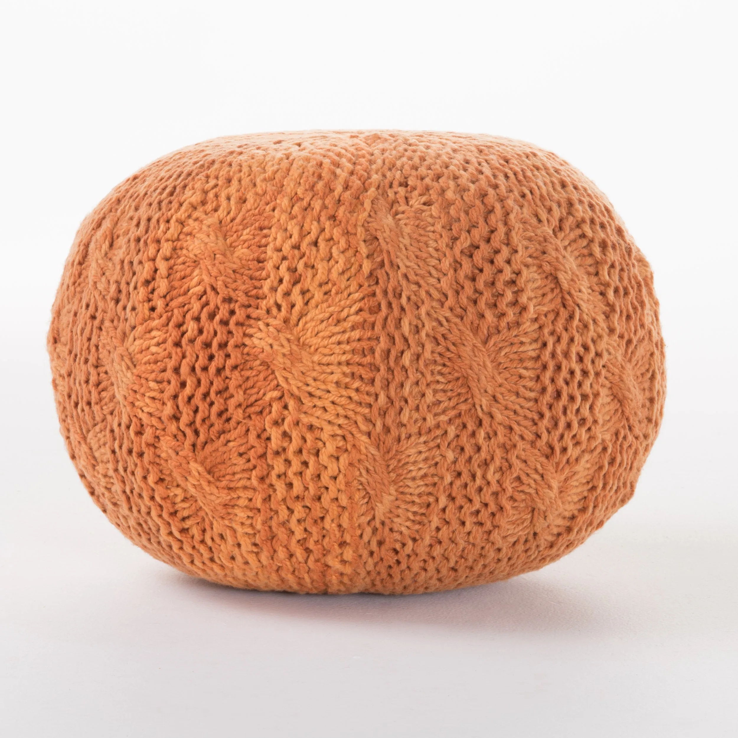 Ash Outdoor Fabric Weave Pouf