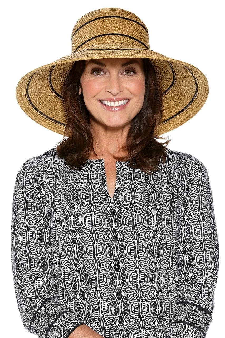 Aubrey Wide Brim Beach Hat | Natural