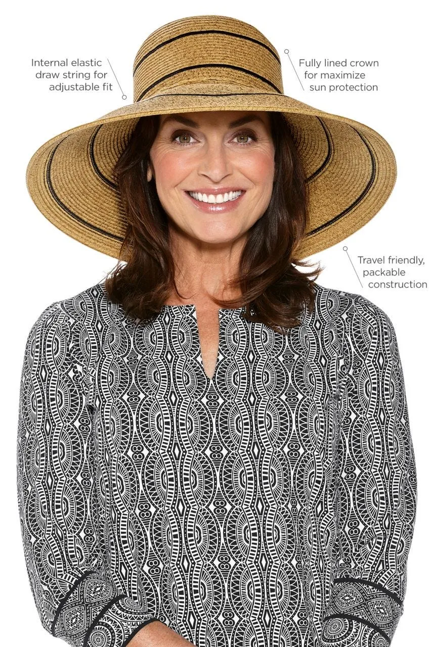 Aubrey Wide Brim Beach Hat | Natural
