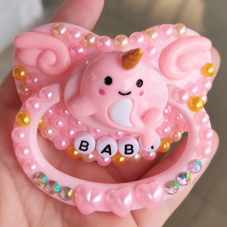 Baby Narwhal Deco Adult Pacifier