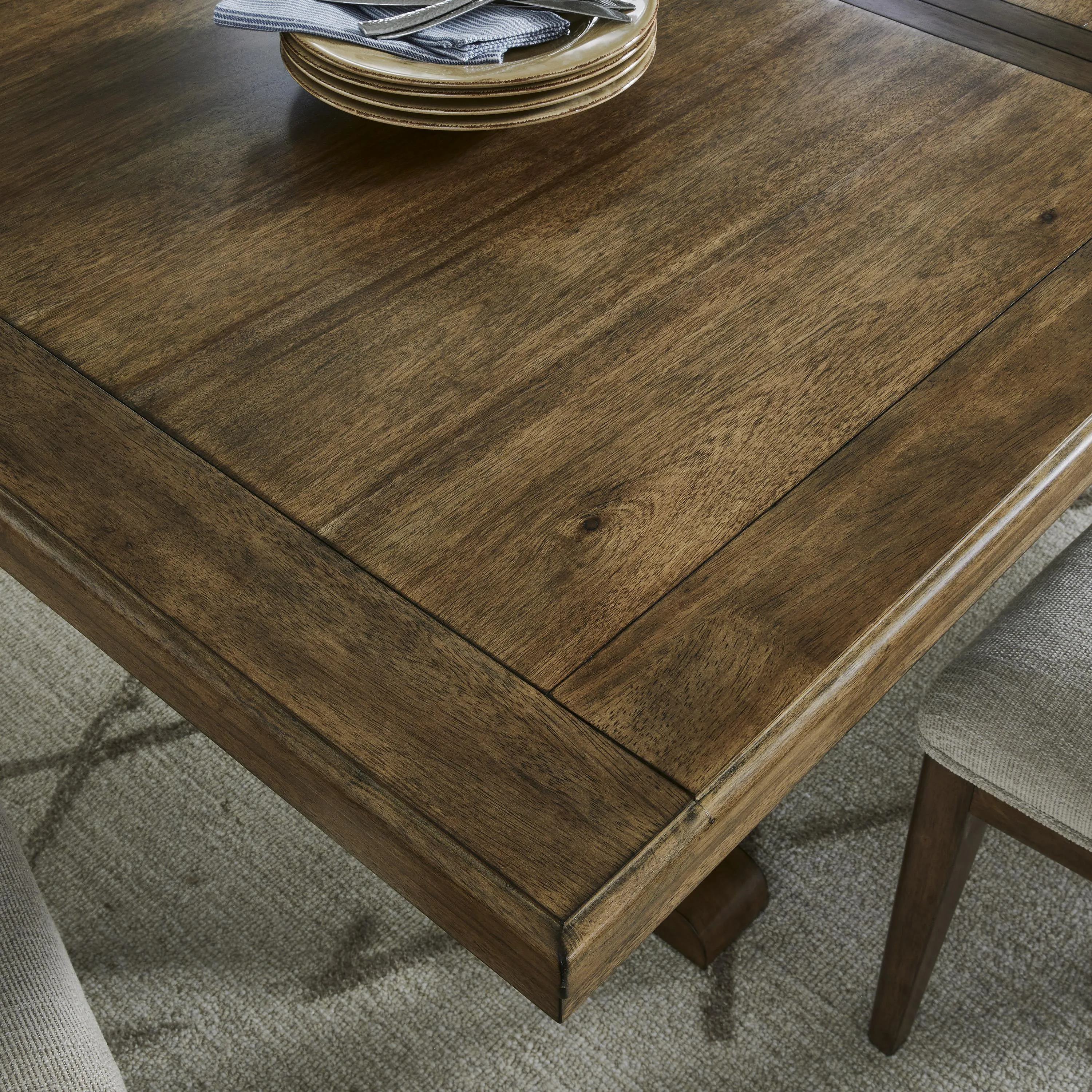 Benchcraft Sturlayne Dining Table with Trestle Base D787-35