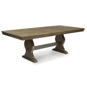 Benchcraft Sturlayne Dining Table with Trestle Base D787-35