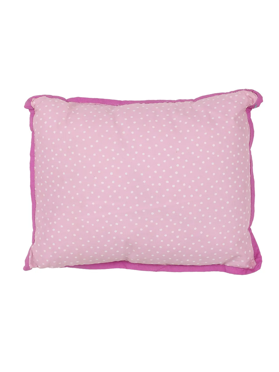 Bitsy Polka Pillow Cover (Pink)
