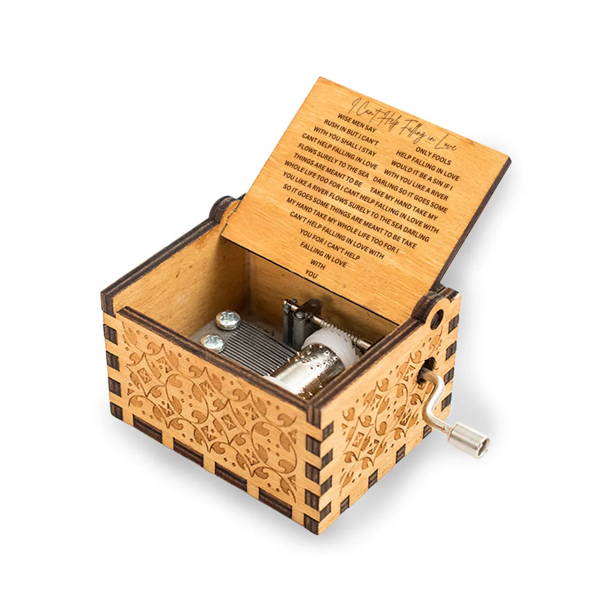 Can't Help Falling in Love Message Music Box