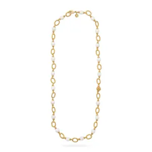 CAPUCINE DE WULF - BERRY AND PEARL CHAIN NECKLACE