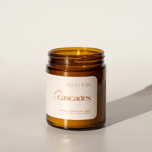 Cascades | natural beeswax blend candle jar