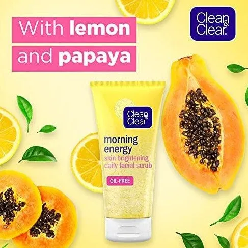 CLEAN & CLEAR Morning Energy Skin Brightening Daily Facial Scrub