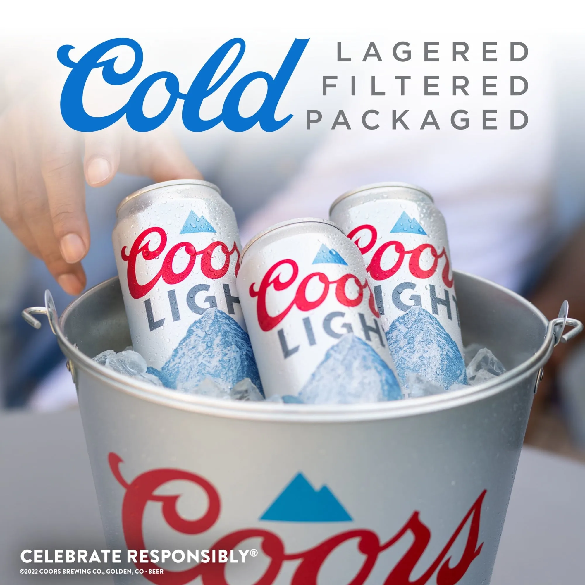 Coors Light Lager Beer, 18 Pack, 12 fl oz Cans, 4.2% ABV