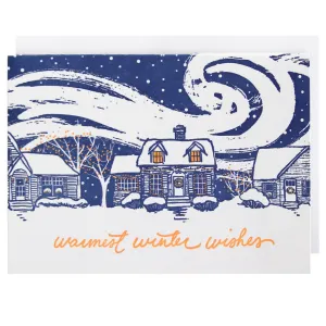 Cozy Cabin  - Holiday encouragement card