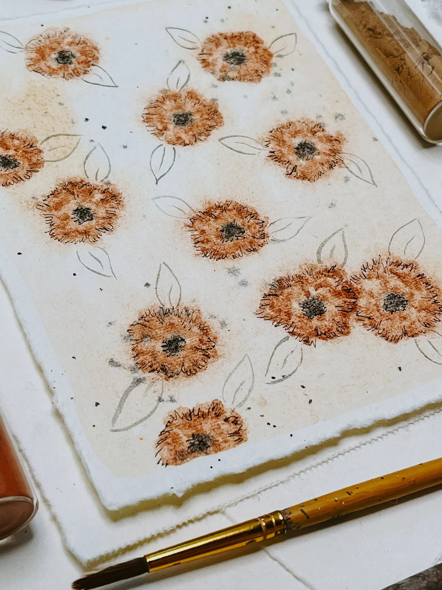 Earthy Blooms (Original)