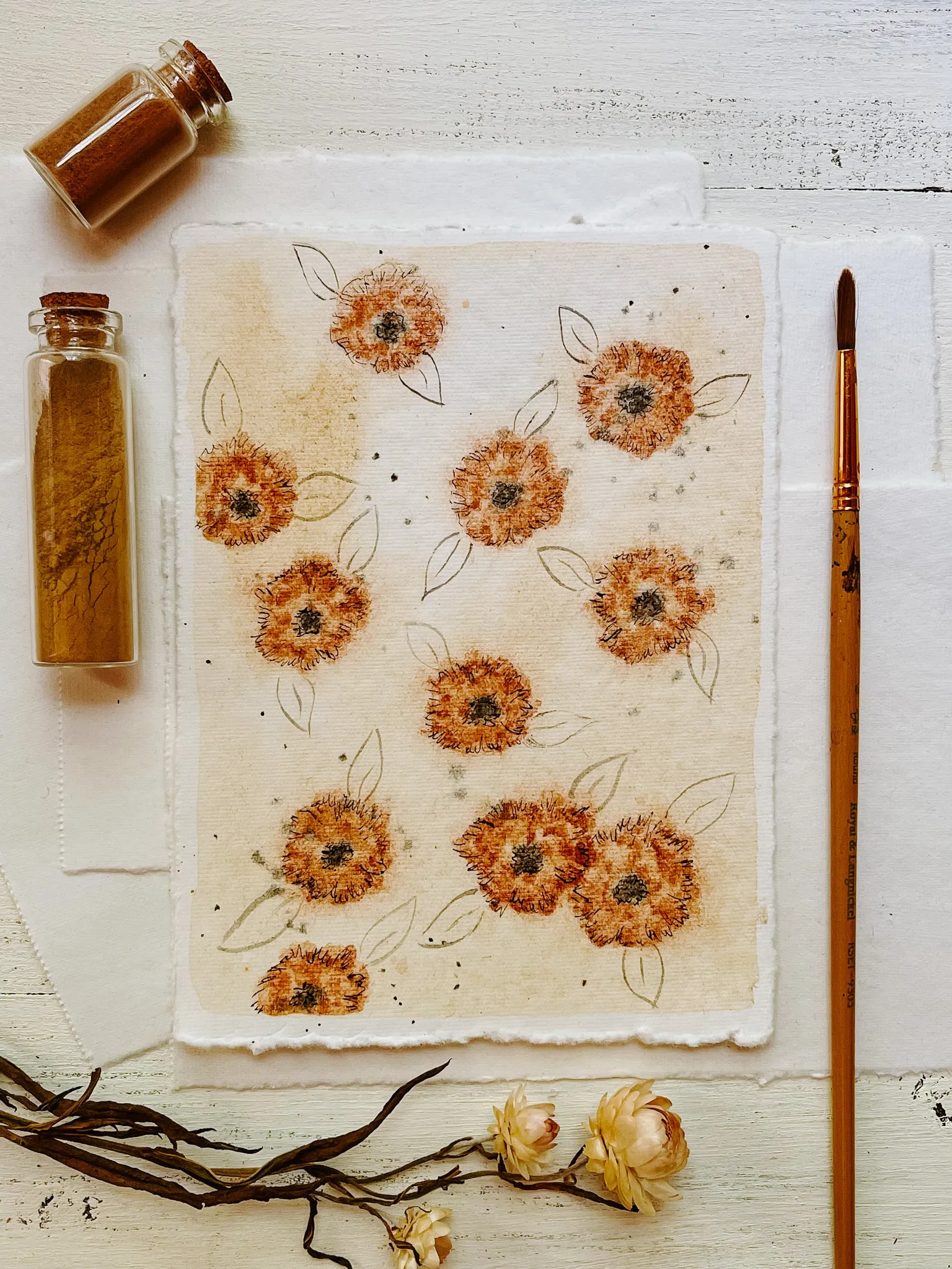 Earthy Blooms (Original)