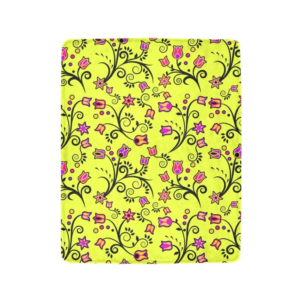 Key Lime Star Ultra-Soft Micro Fleece Blanket 40"x50"