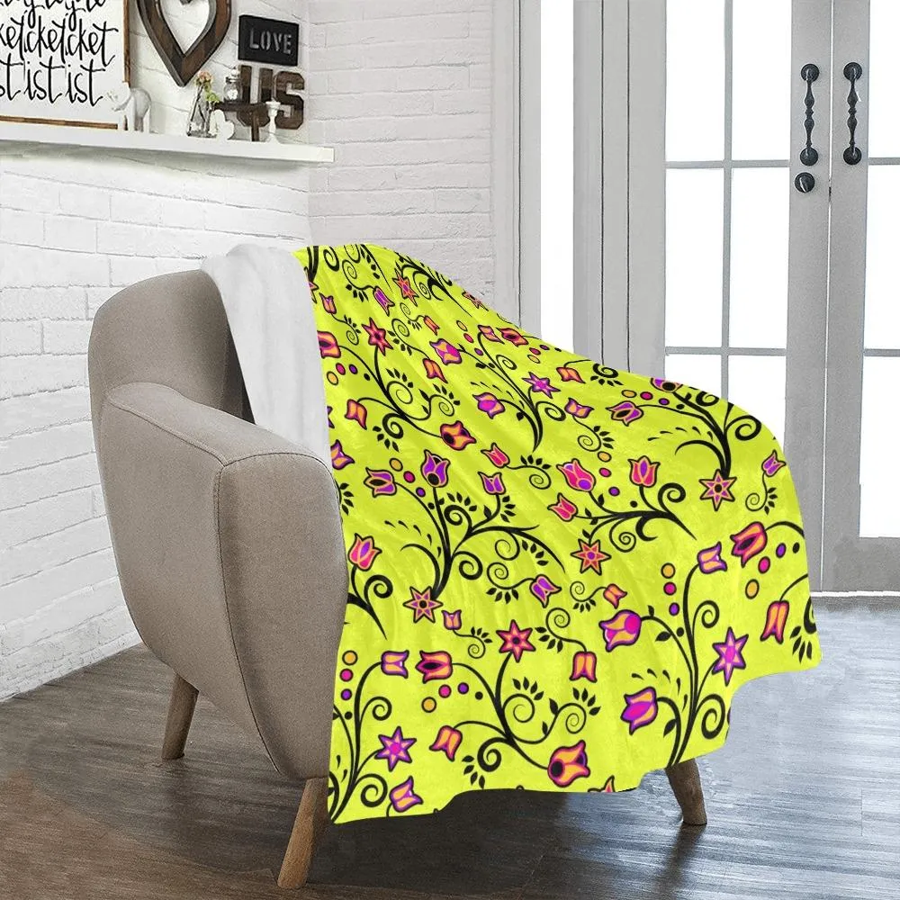 Key Lime Star Ultra-Soft Micro Fleece Blanket 40"x50"
