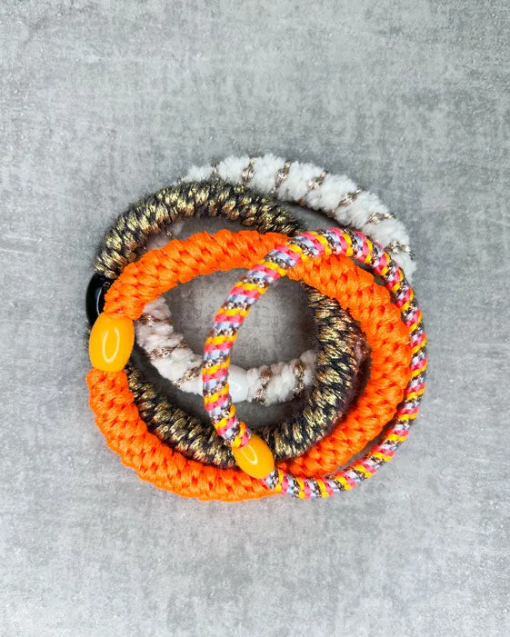 KKNEKKI Haarband-4er-Bundle "Orange Zest"