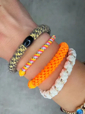 KKNEKKI Haarband-4er-Bundle "Orange Zest"