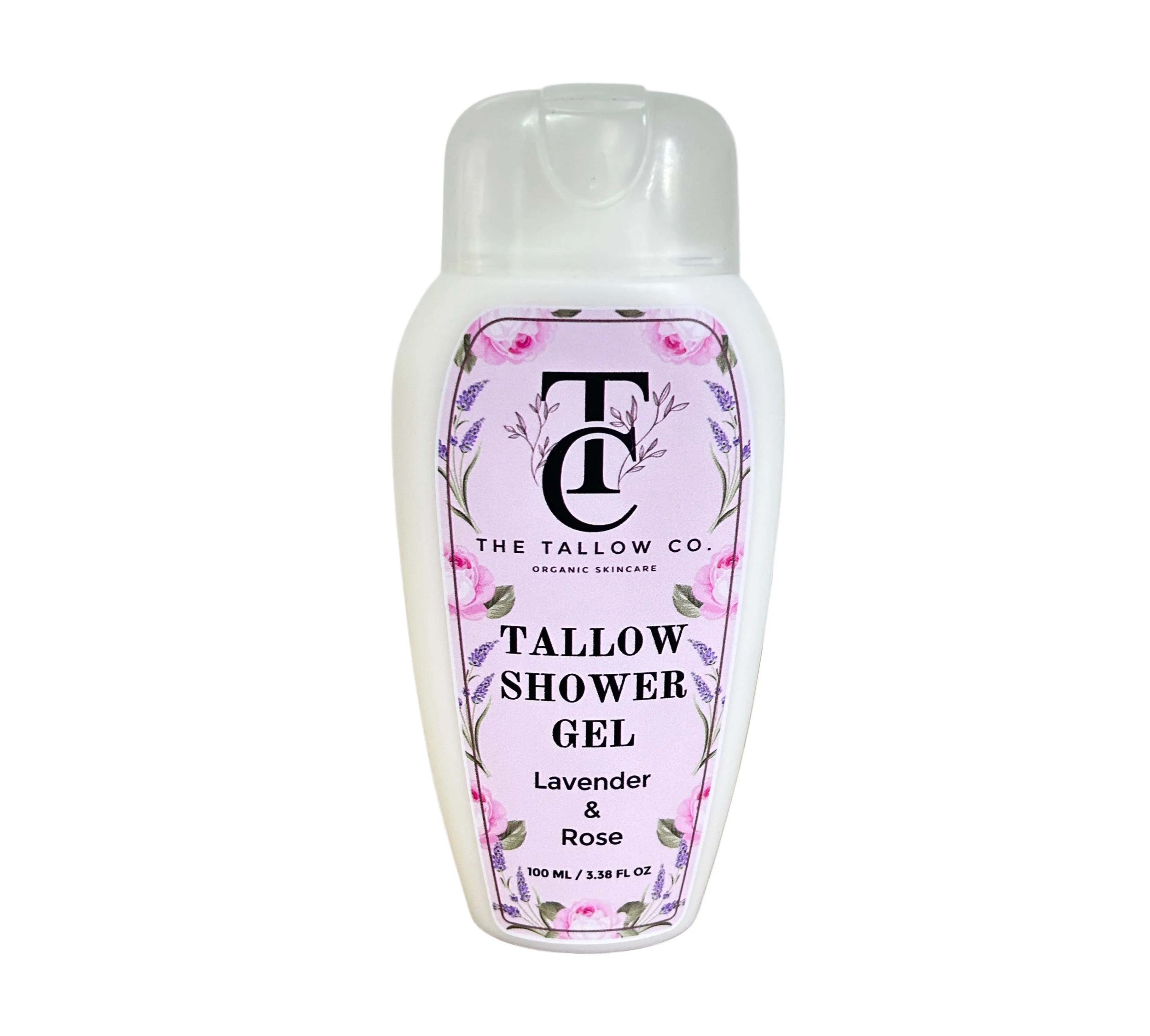 Lavender & Rose Tallow Shower Gel