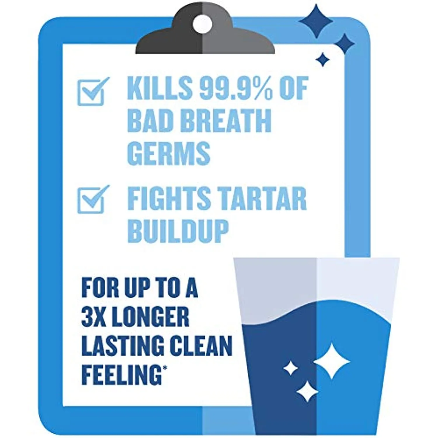 Listerine Ultraclean Oral Care Antiseptic Mouthwash with Everfresh Technology to Help Fight Bad Breath, Gingivitis, Plaque and Tartar, Cool Mint, 500 ml