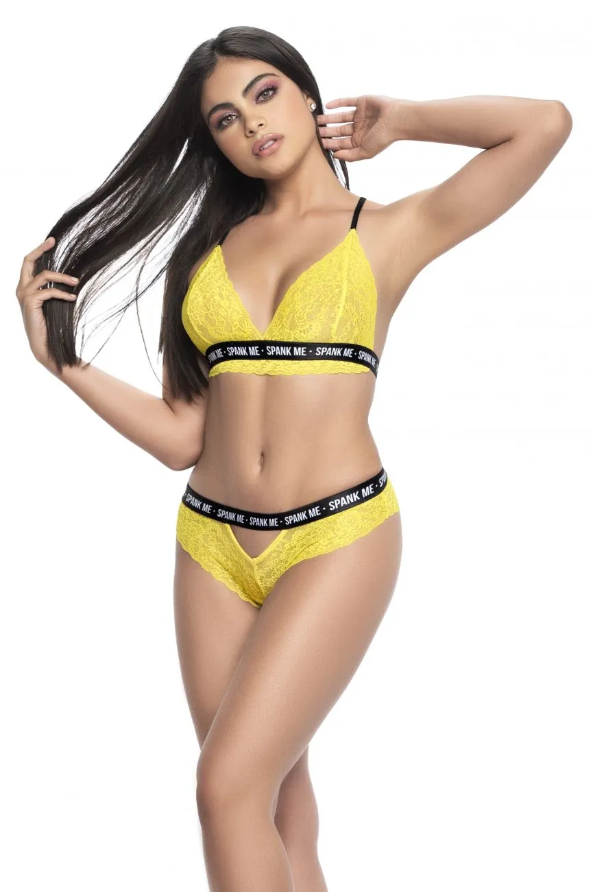 Mapale 8696 Two Piece Lingerie Set Color Yellow