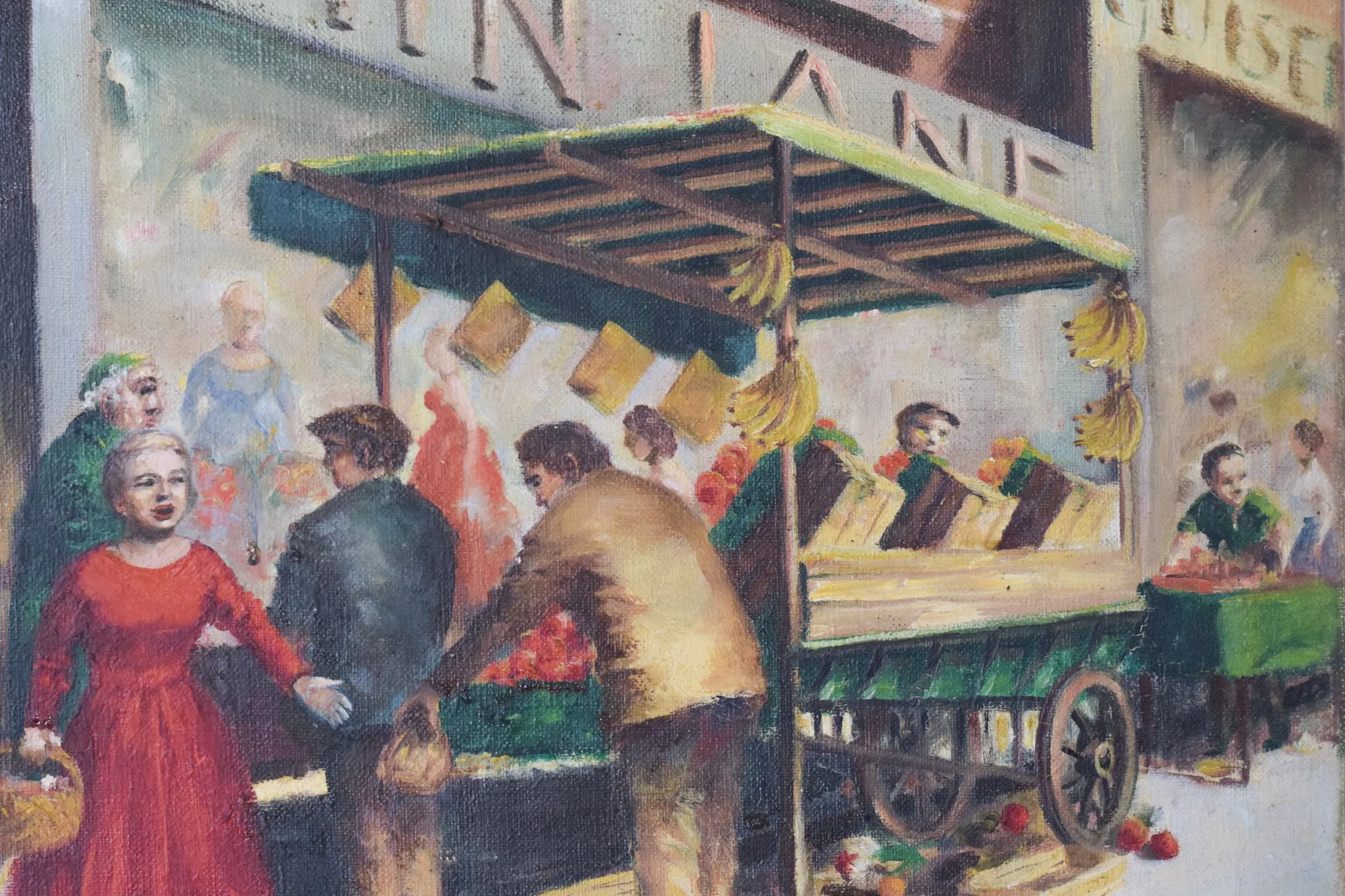 'Market Day' - British Street Scene - Portobello Road