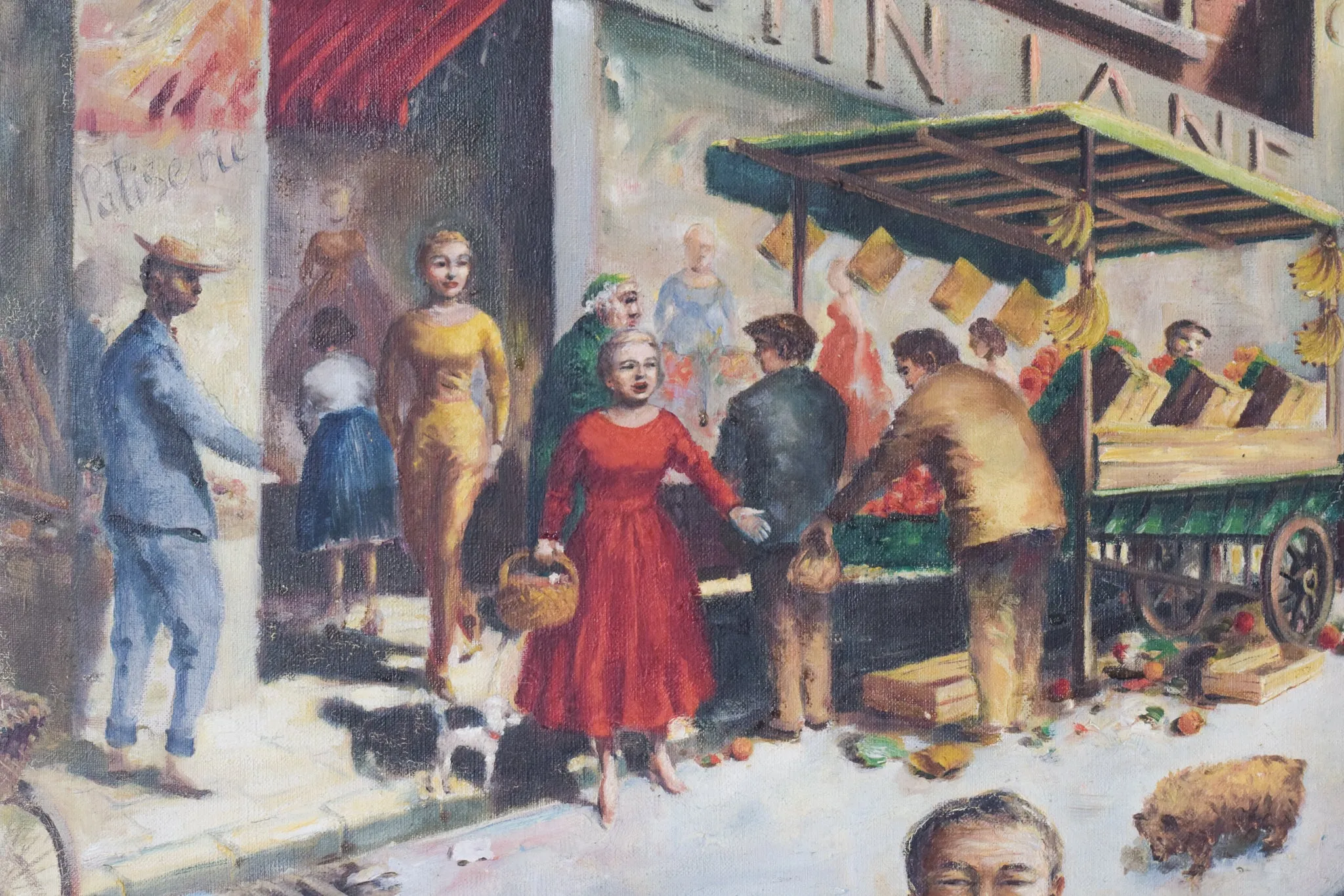 'Market Day' - British Street Scene - Portobello Road