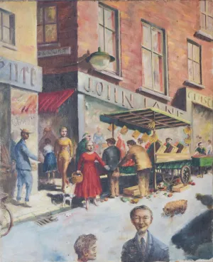 'Market Day' - British Street Scene - Portobello Road