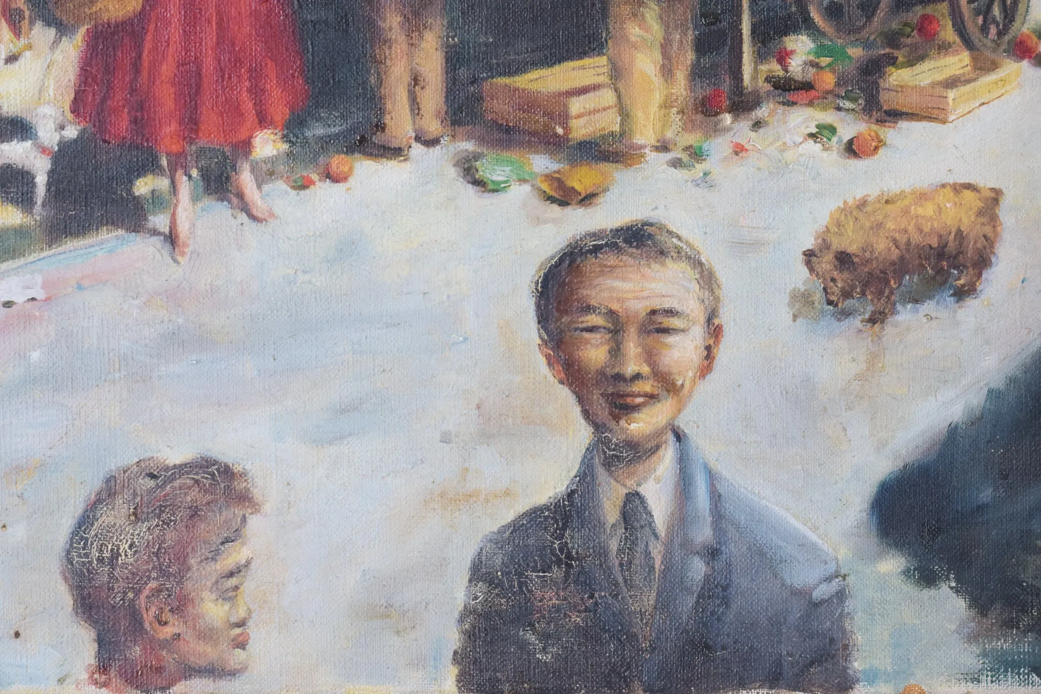 'Market Day' - British Street Scene - Portobello Road
