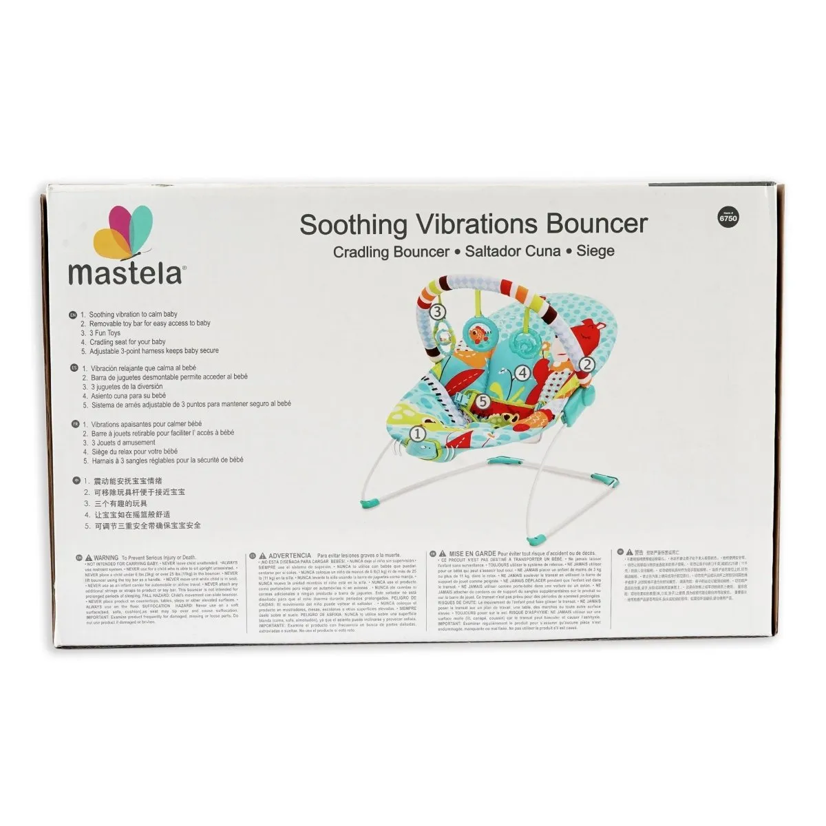 Mastela Soothing Springs Infant Bouncer