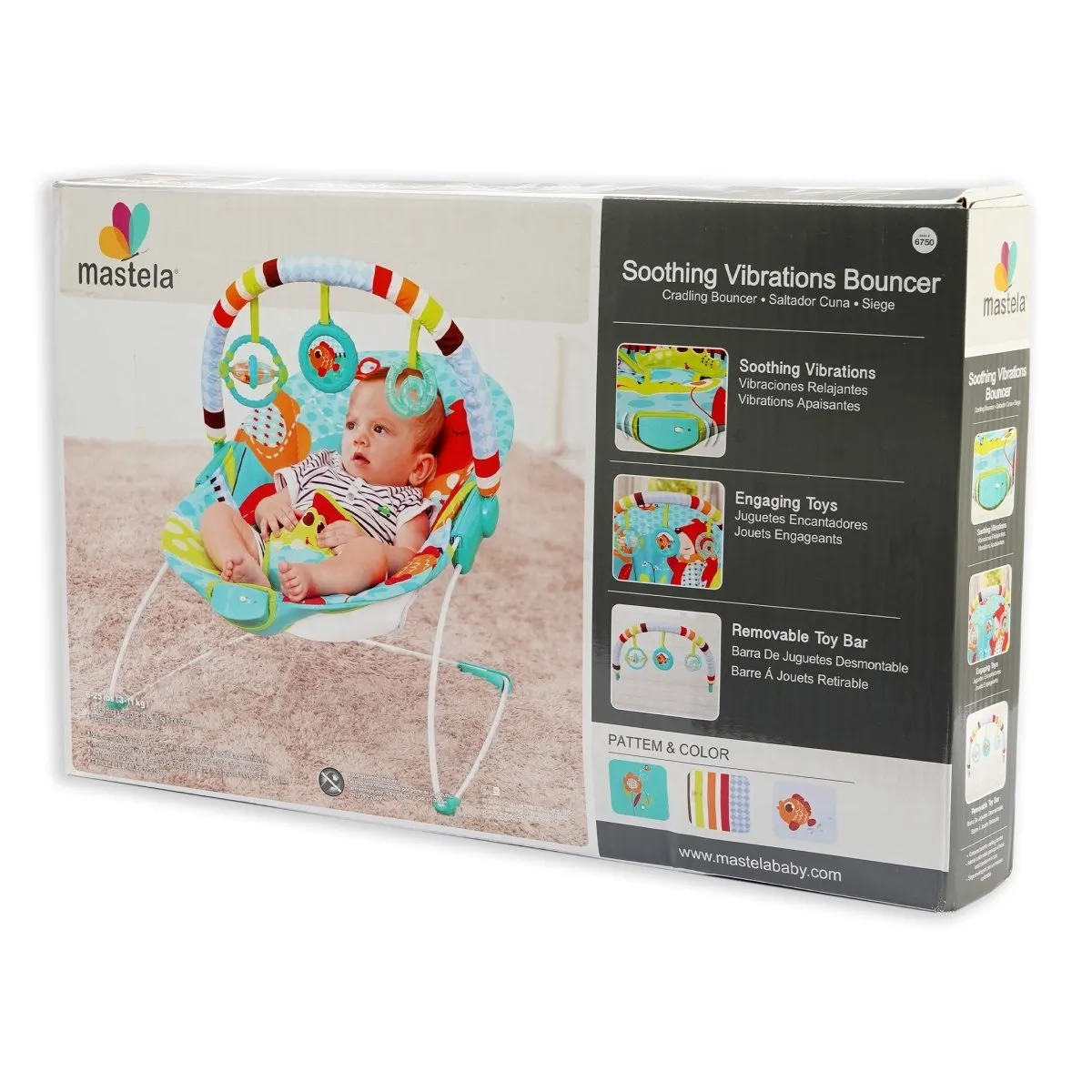 Mastela Soothing Springs Infant Bouncer