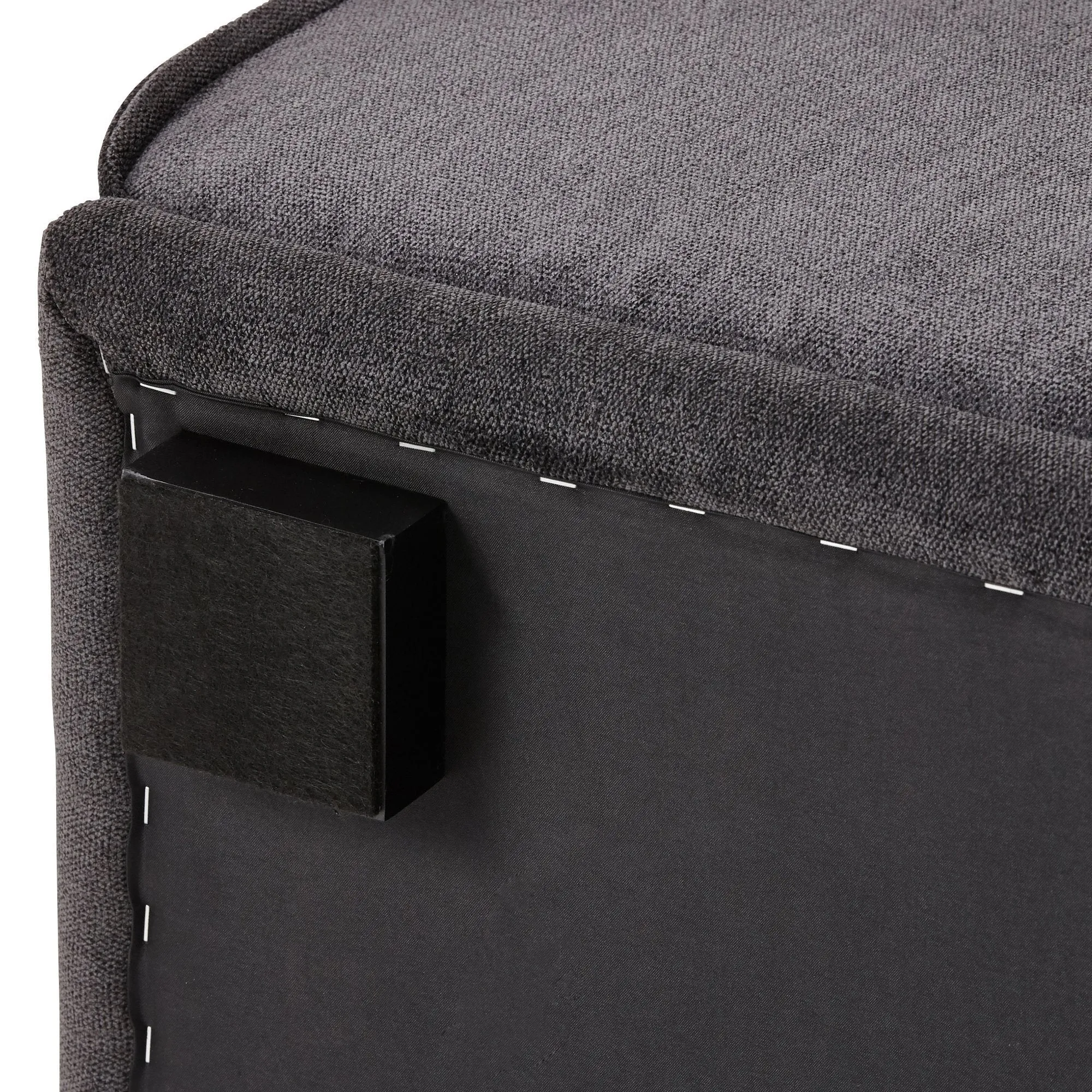 Mehne Ottoman Black (W850×D600×H425Mm)