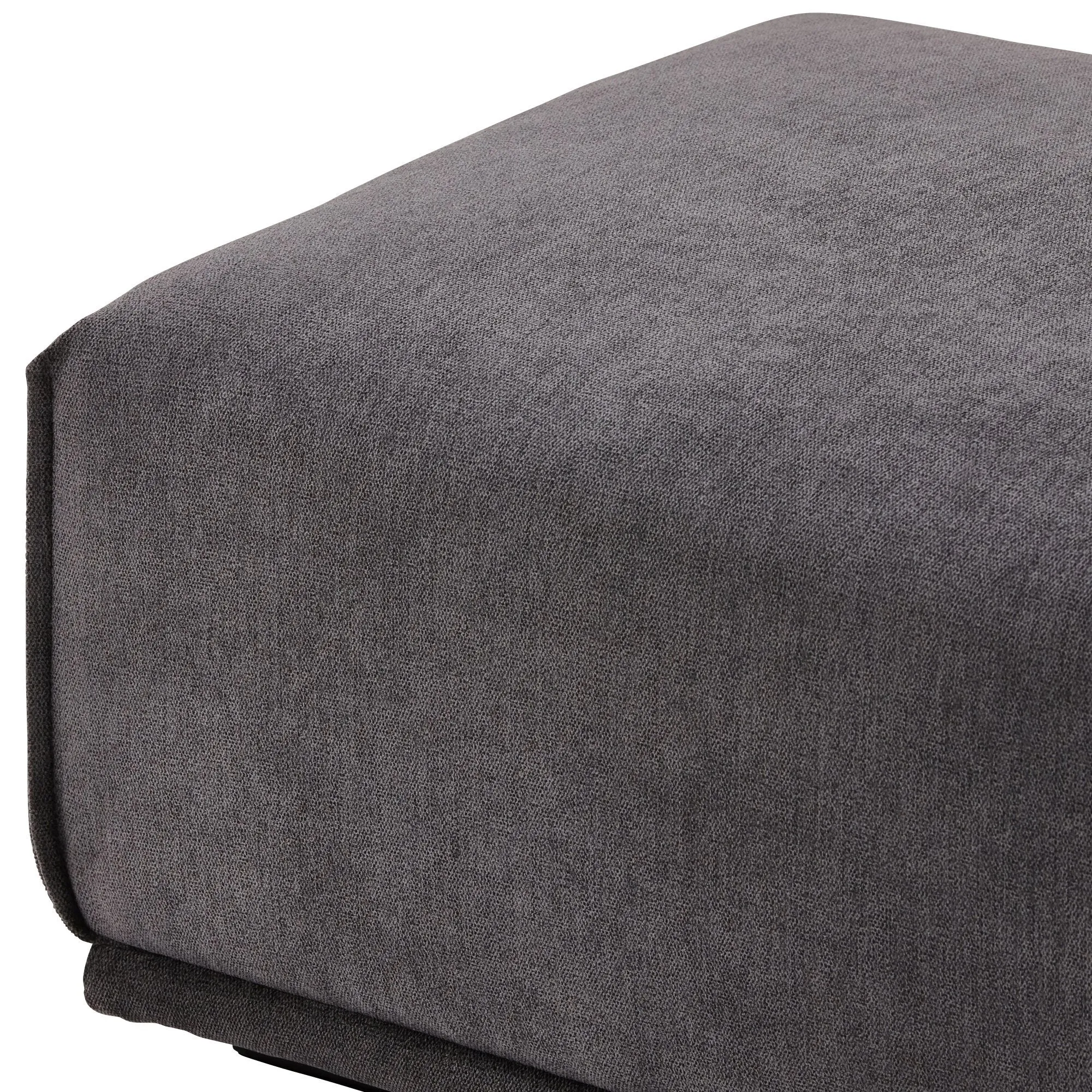 Mehne Ottoman Black (W850×D600×H425Mm)