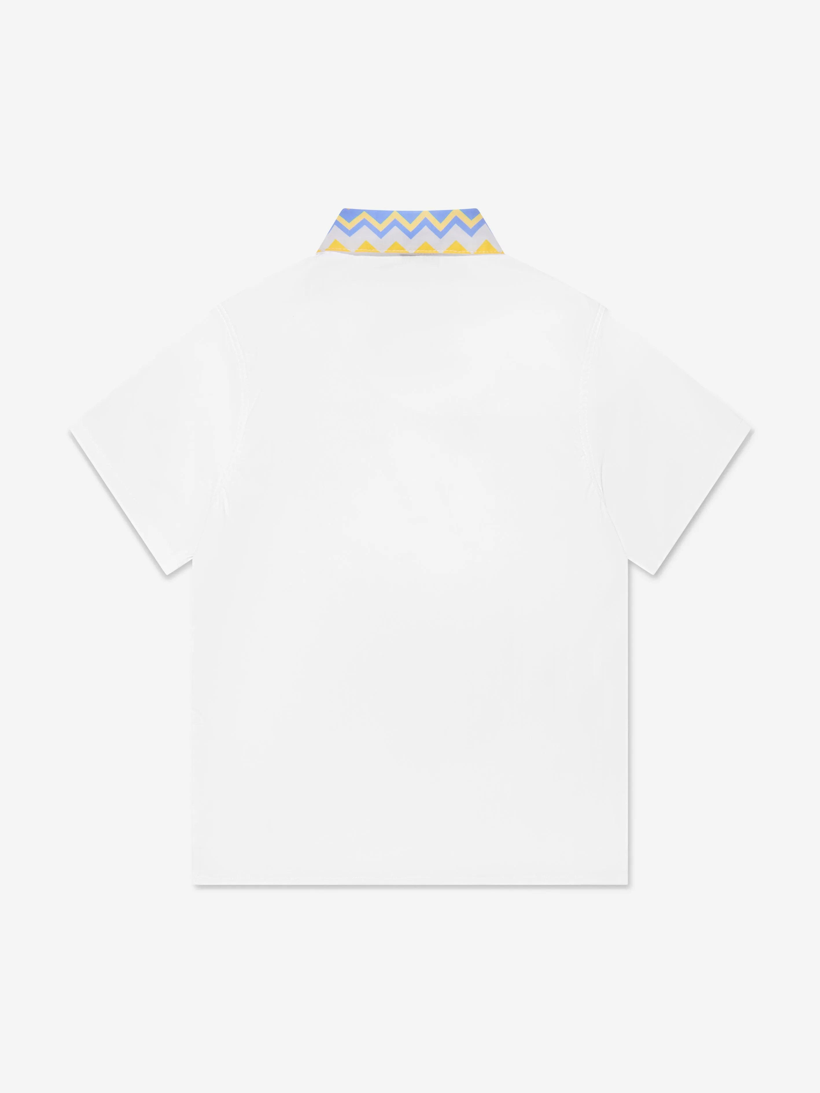 Missoni Boys Short Sleeve Logo Shirt in White