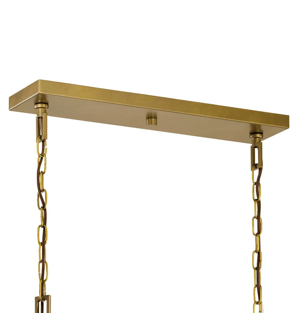 Morrigan 41 in. 8 Lights Chandelier Brass Finish