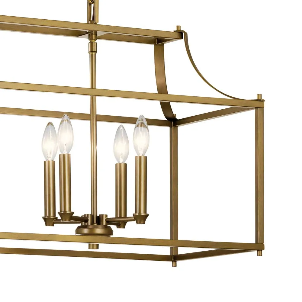 Morrigan 41 in. 8 Lights Chandelier Brass Finish