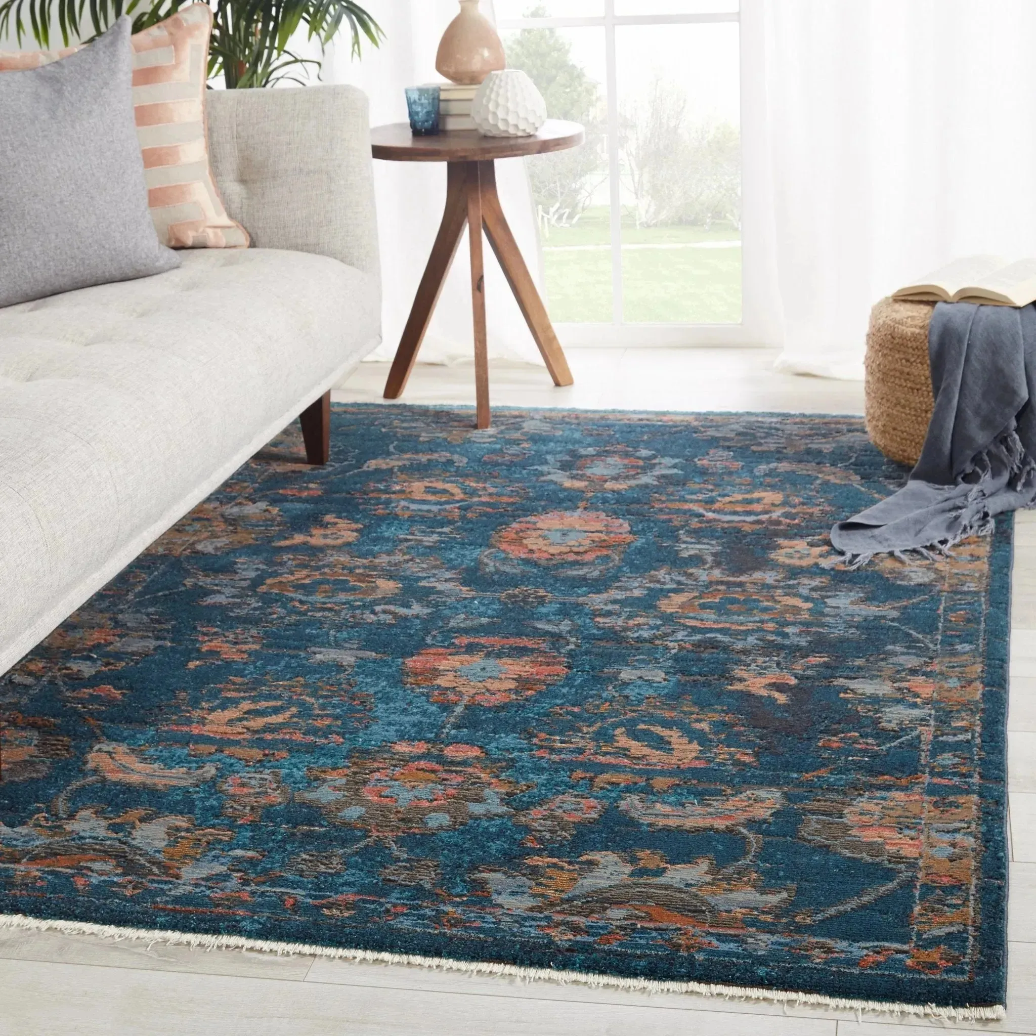 Myriad MYD04 Blue/Tan Rug