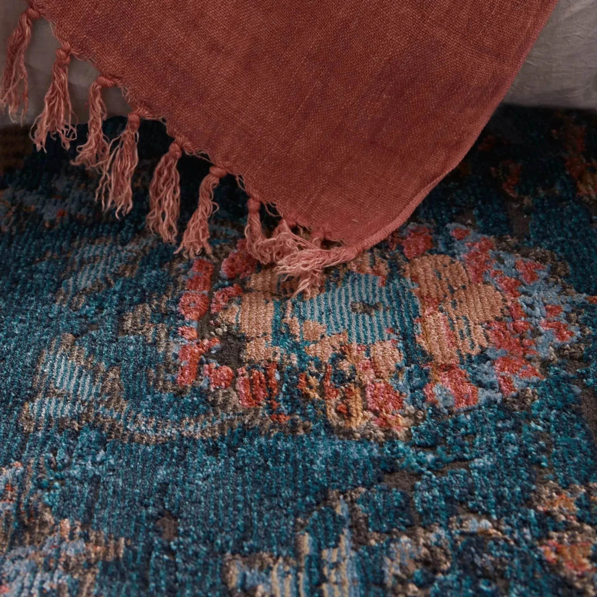 Myriad MYD04 Blue/Tan Rug