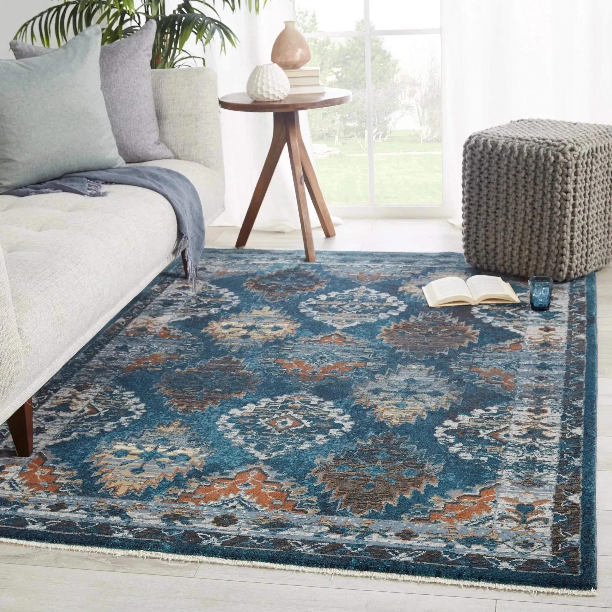 Myriad MYD10 Blue/Rust Rug