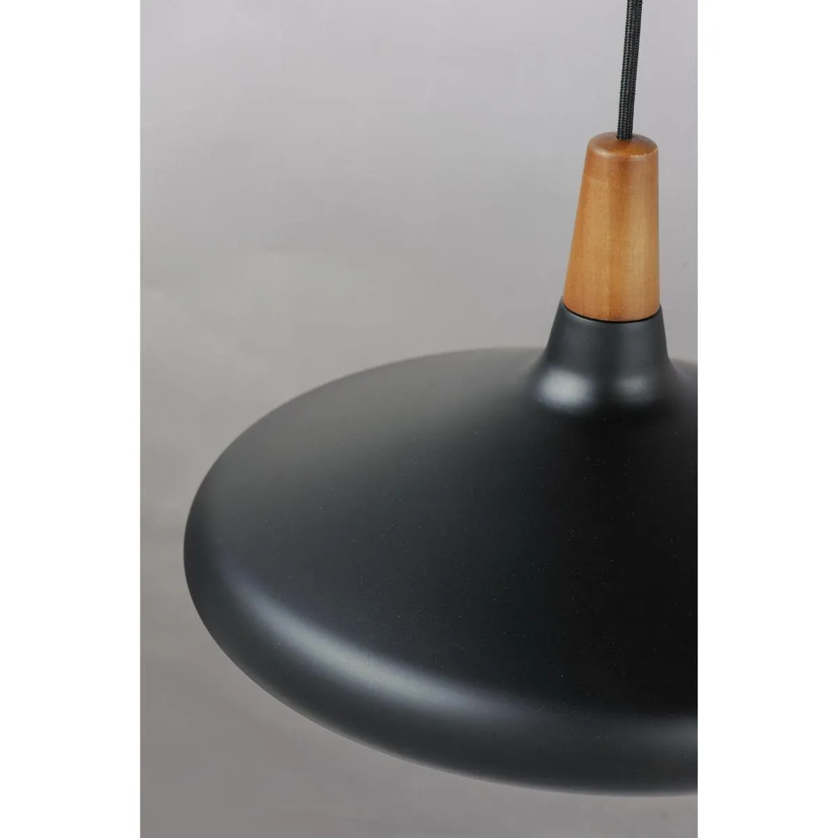 Nordic 15 in. Pendant Light Black Finish