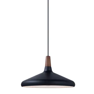Nordic 15 in. Pendant Light Black Finish