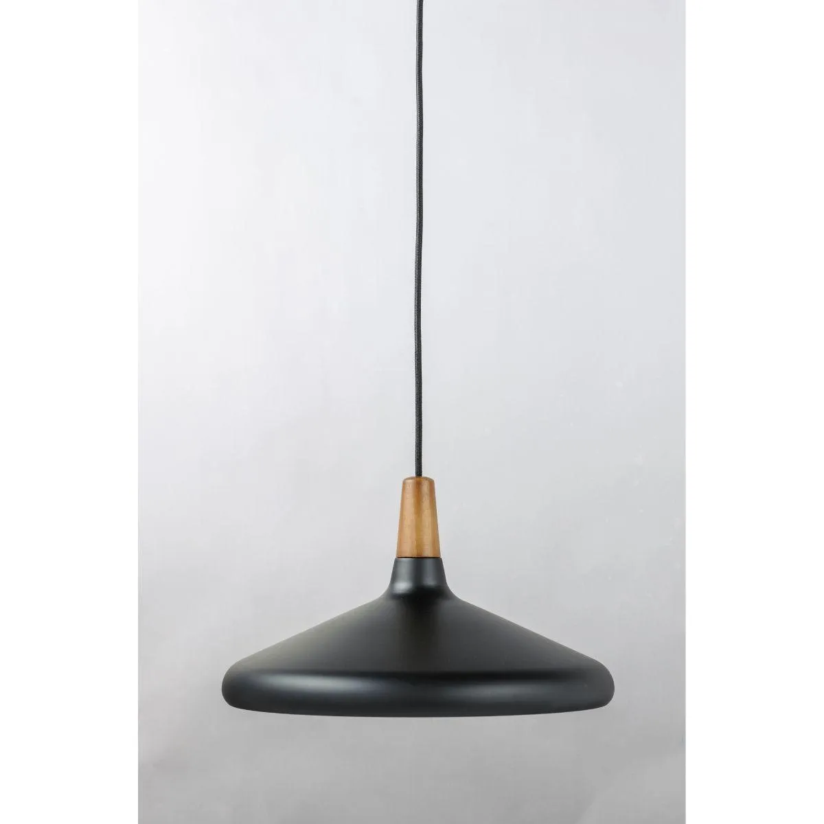 Nordic 15 in. Pendant Light Black Finish