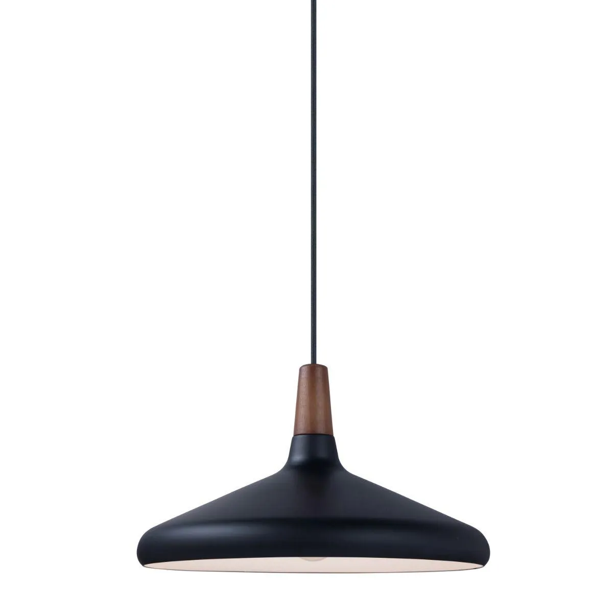 Nordic 15 in. Pendant Light Black Finish