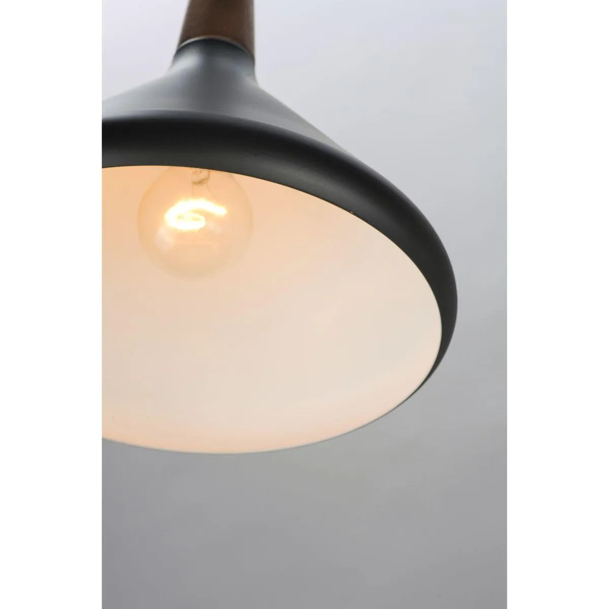 Nordic 15 in. Pendant Light Black Finish