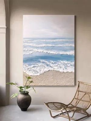 Ocean Waves Oil Painting