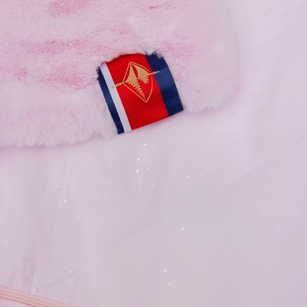 Pink Faux Fur Baby Blanket