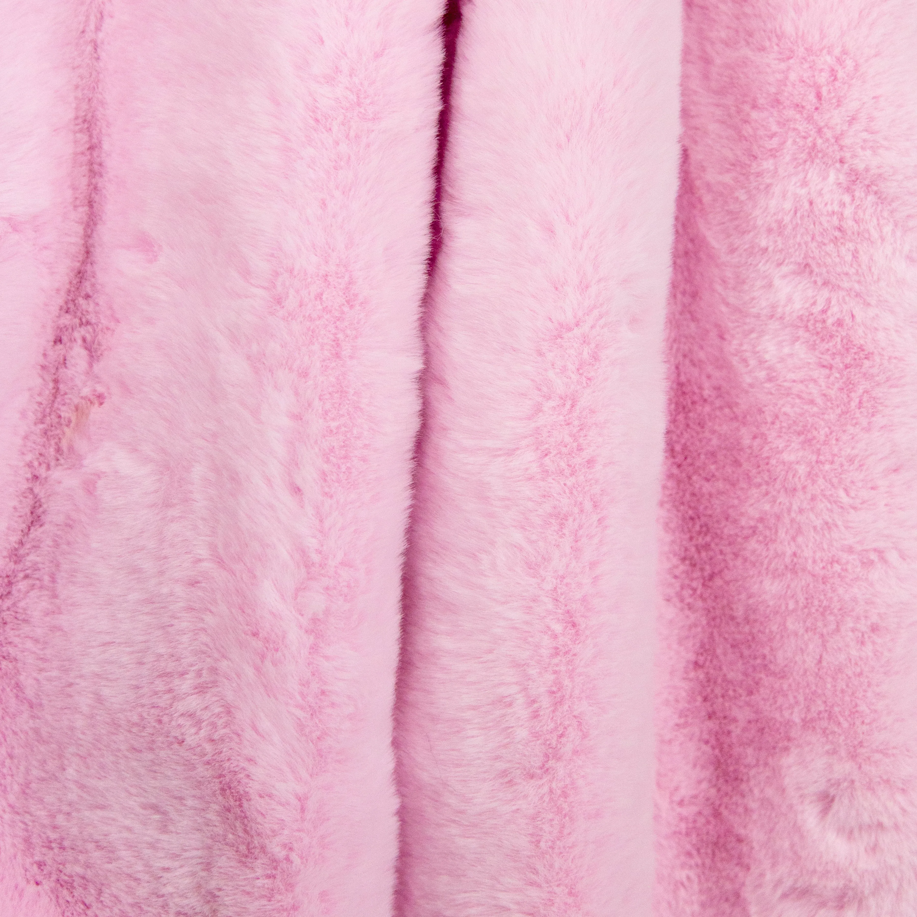 Pink Faux Fur Baby Blanket