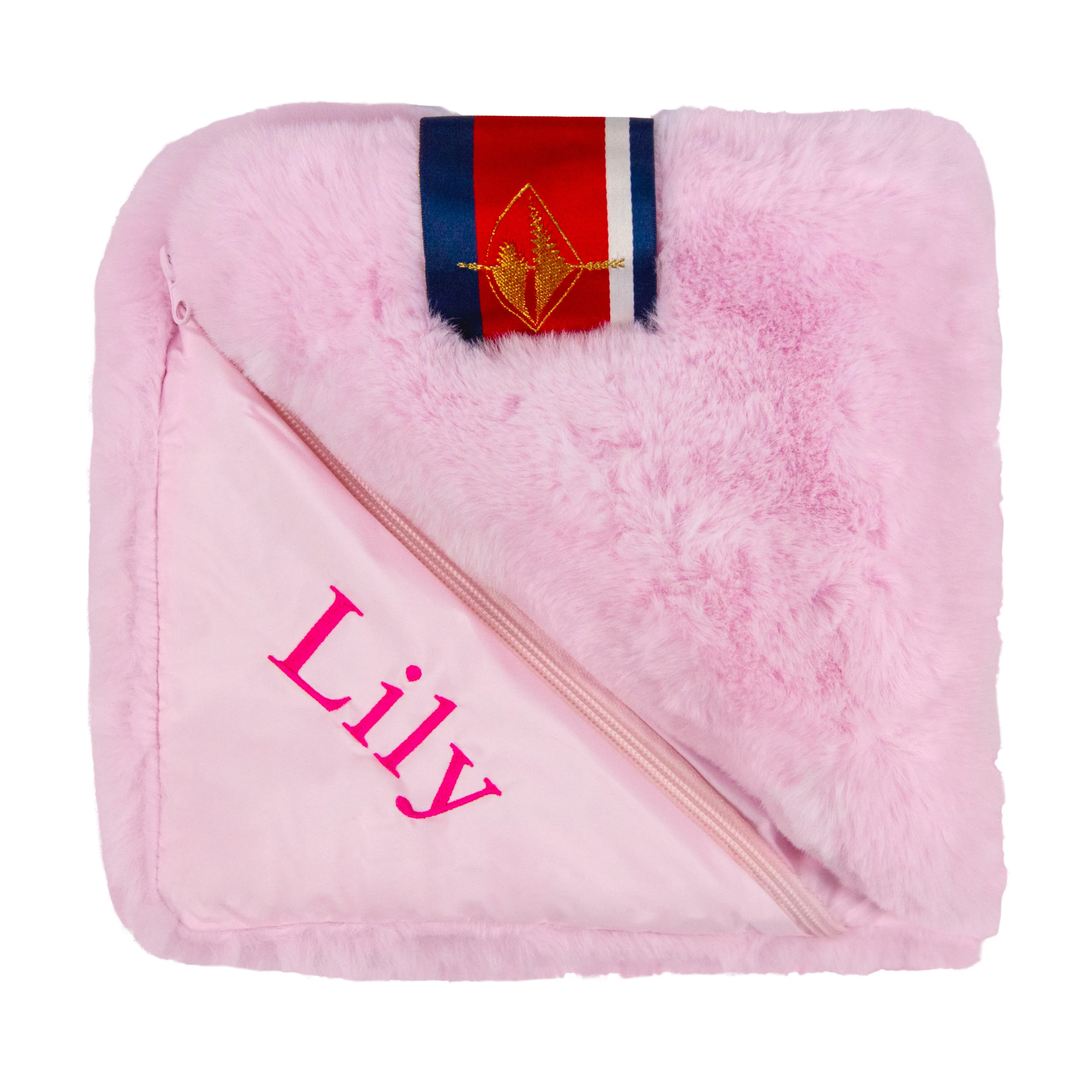 Pink Faux Fur Baby Blanket
